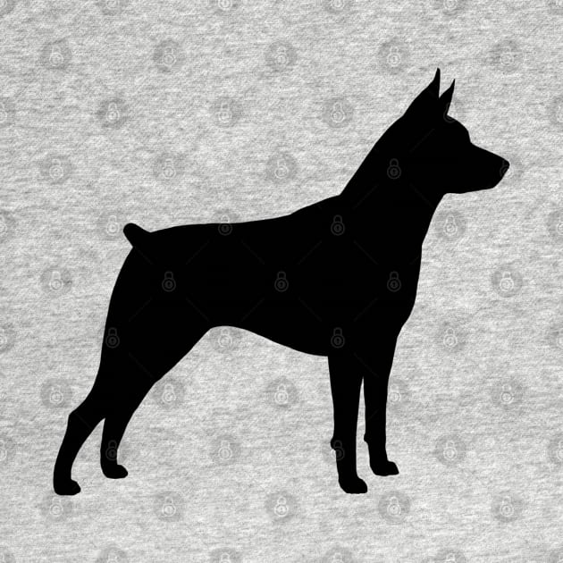 Miniature Pinscher Silhouette(s) by Coffee Squirrel